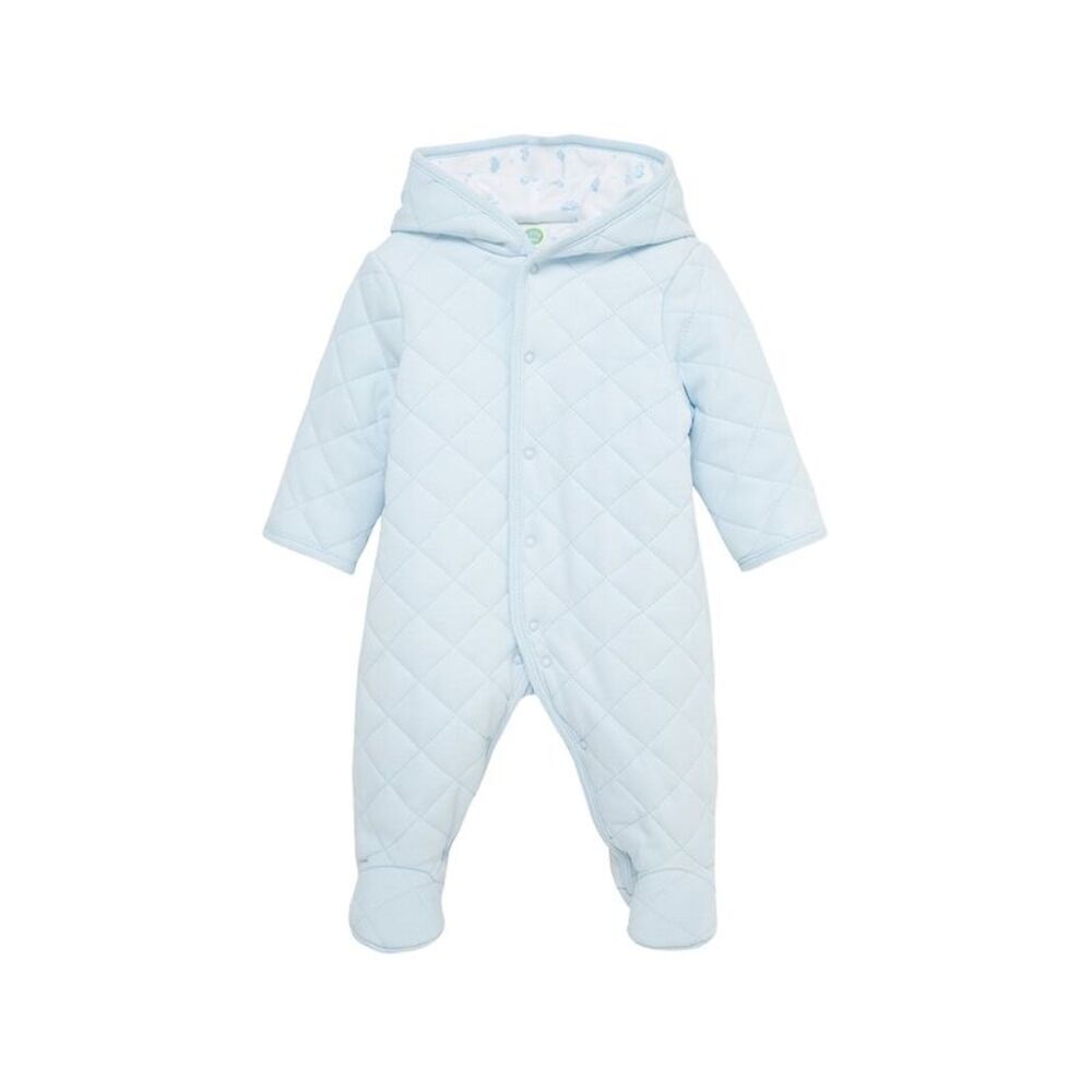 Little Me Cars Quilted Pram, Blue